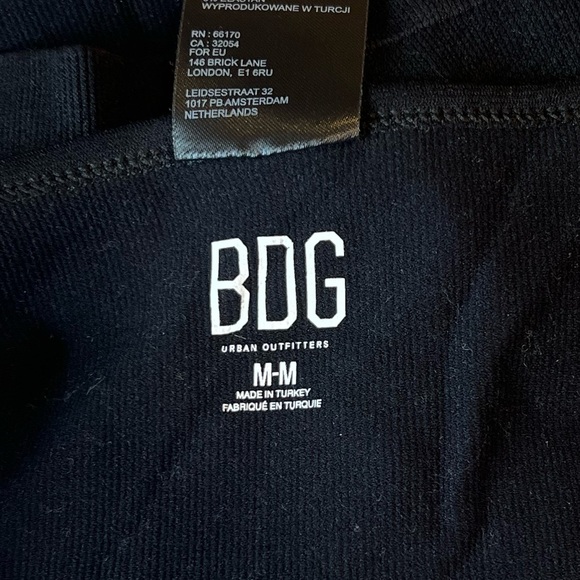 BDG Urban Outfitters BDG One Shoulder Tank Top in Black (M) - Picture 6 of 9